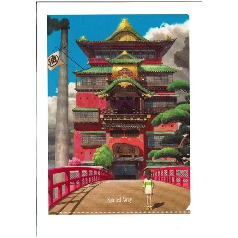 Maison Ghibli A4 Size Clear Folder Aburaya - Sprited Away | Storage