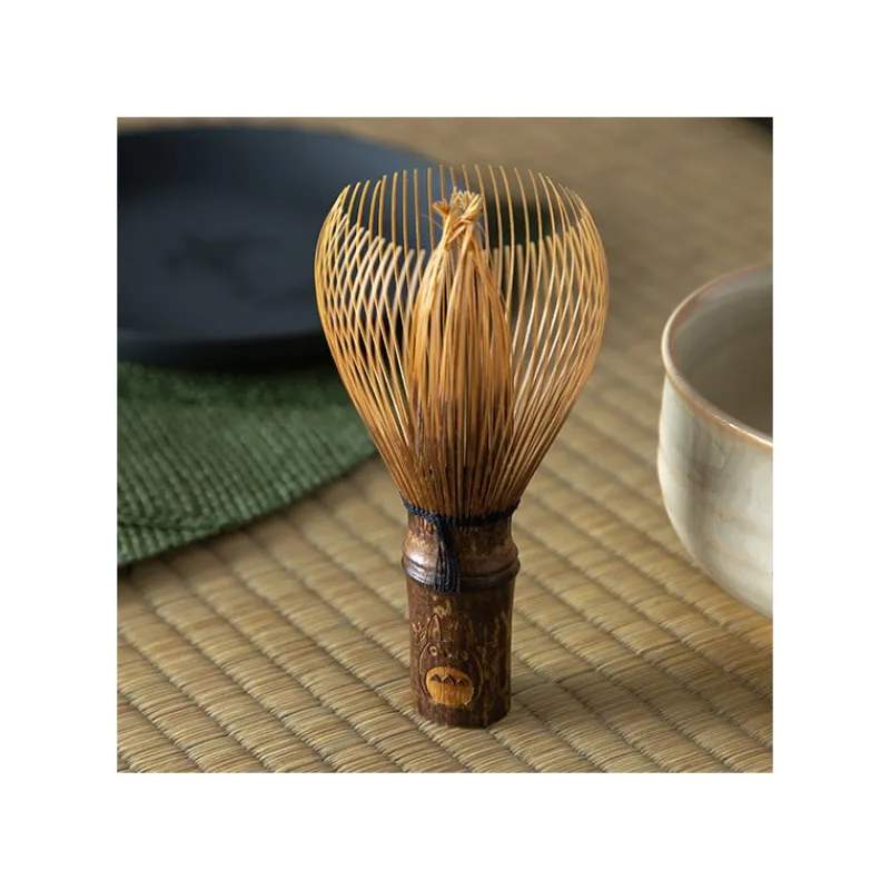 Maison Ghibli Akahada-yaki Matcha Tea Bowl & Whisk - My Neighbor Totoro | Kitchenware
