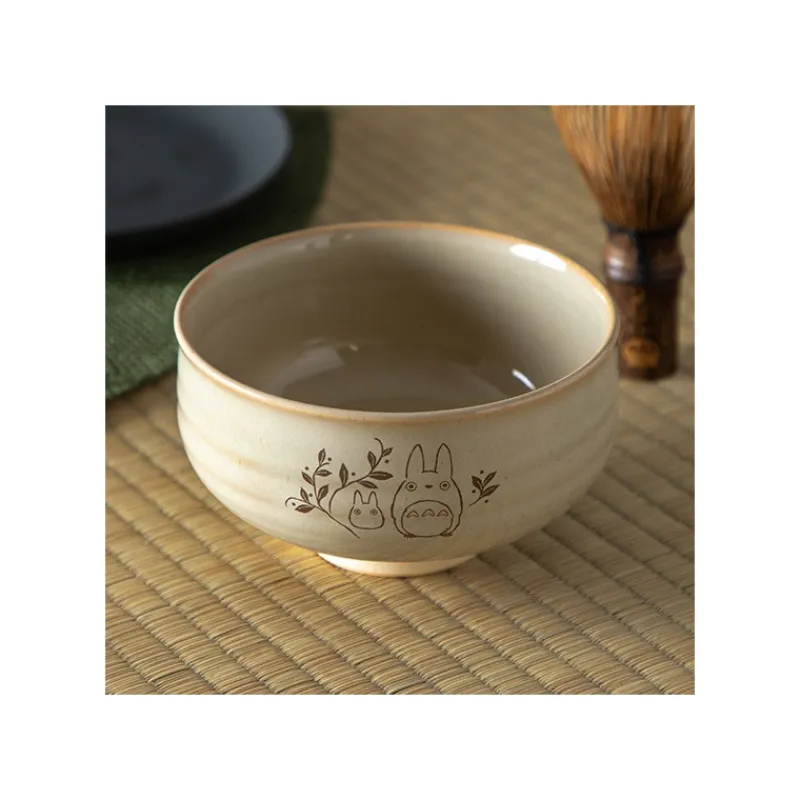 Maison Ghibli Akahada-yaki Matcha Tea Bowl & Whisk - My Neighbor Totoro | Kitchenware