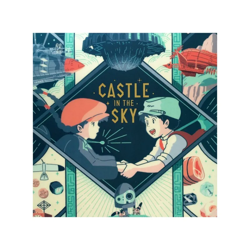 Maison Ghibli Art Déco Clear Folder A4 - Castle in the Sky | Storage