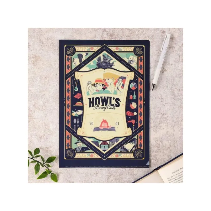 Maison Ghibli Art Déco Clear Folder A4 - Howl's Moving Castle | Storage