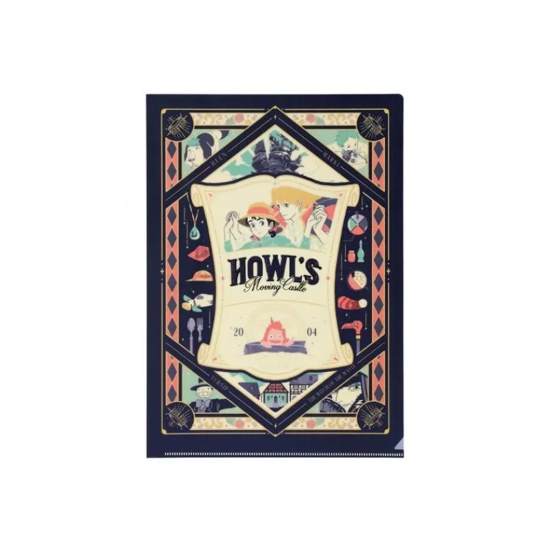 Maison Ghibli Art Déco Clear Folder A4 - Howl's Moving Castle | Storage