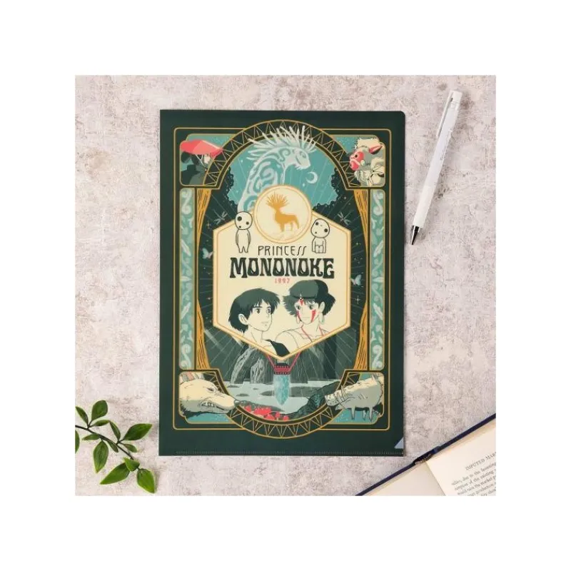 Maison Ghibli Art Déco Clear Folder A4 - Princess Mononoke | Storage