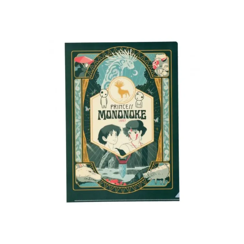 Maison Ghibli Art Déco Clear Folder A4 - Princess Mononoke | Storage