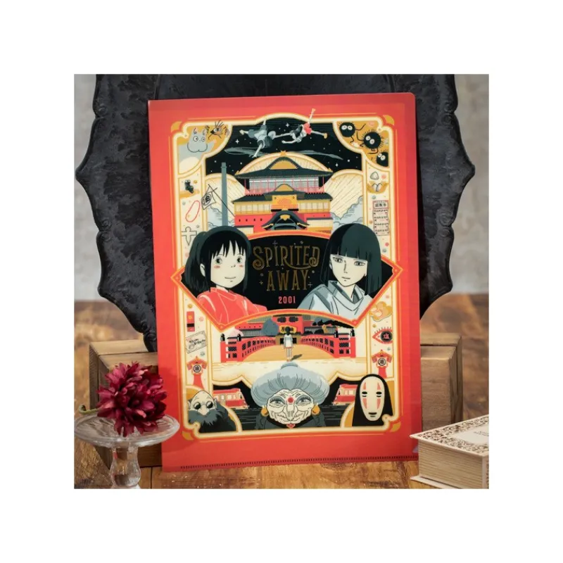 Maison Ghibli Art Déco Clear Folder A4 - Spirited Away | Storage