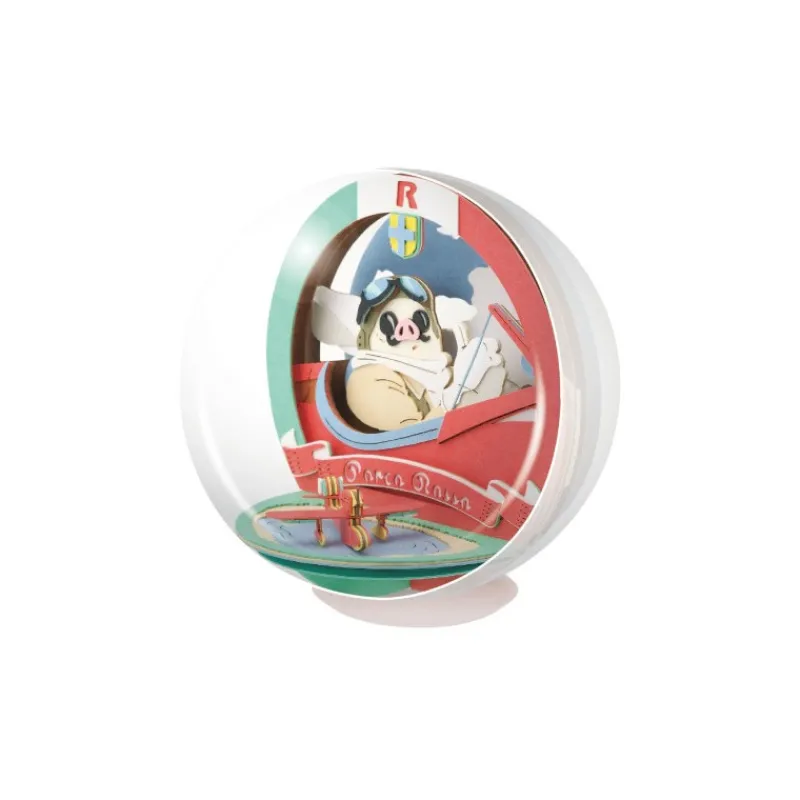 Maison Ghibli Ball Paper Theater Marco - Porco Rosso | Arts And Crafts