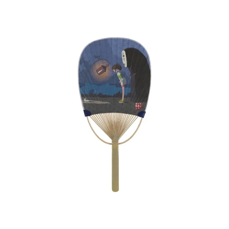 Maison Ghibli Bamboo Fan Chihiro & No Face - Spirited Away | Accessories