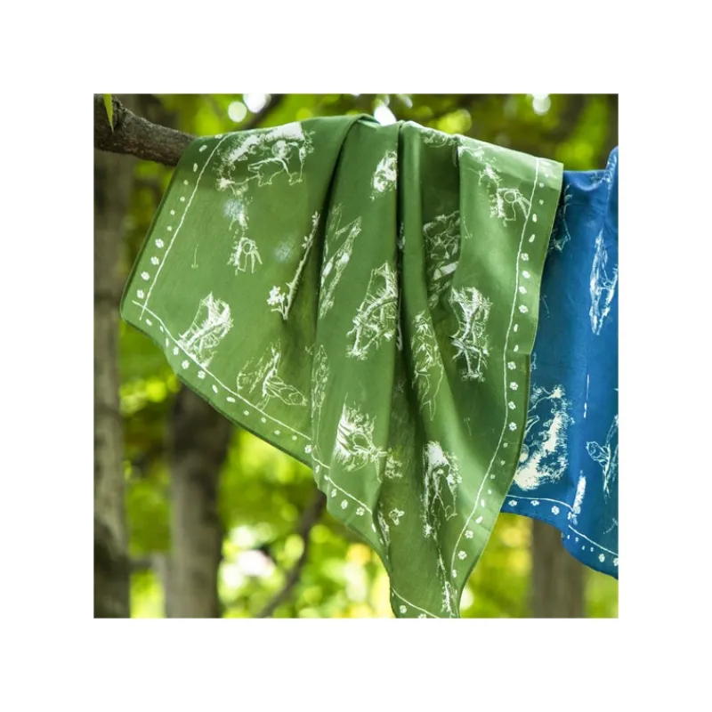 Maison Ghibli Bandana green Living together - Princess Mononoke | Outfits