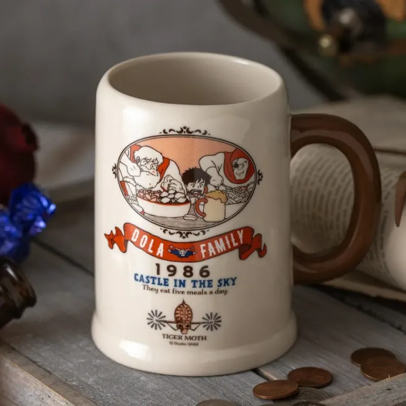 Maison Ghibli Beer mug Dola's family - Castle in the Sky | Kitchenware
