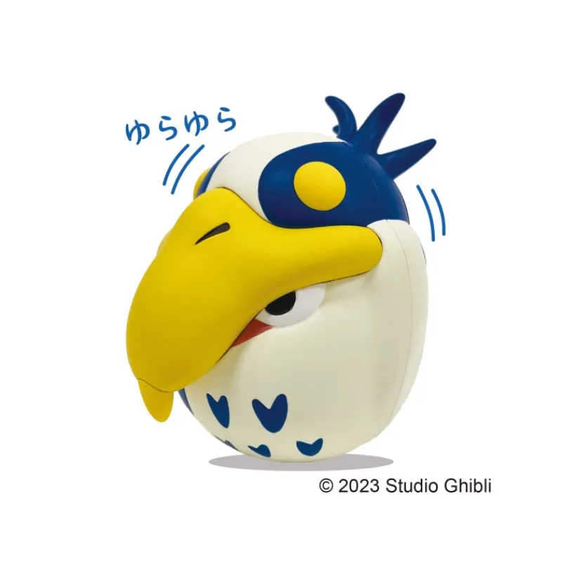 Maison Ghibli Big Roly-poly Figurine Heron - The Boy and the Heron | Toys