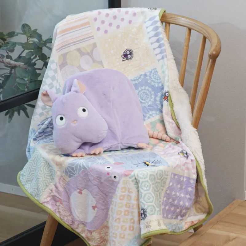 Maison Ghibli Boh Mouse Rolled blanket - Spirited Away | Household Linen
