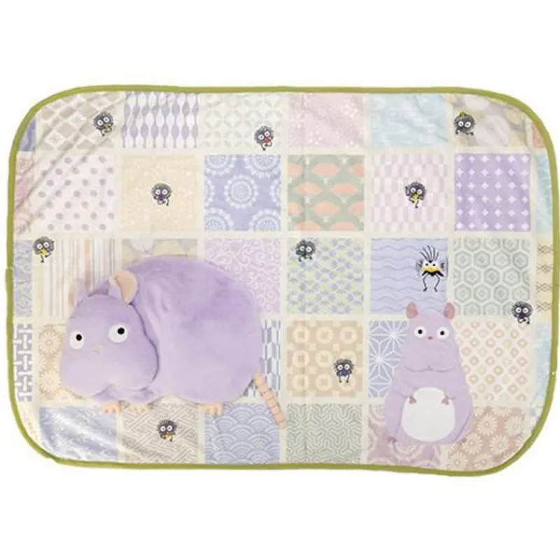 Maison Ghibli Boh Mouse Rolled blanket - Spirited Away | Household Linen
