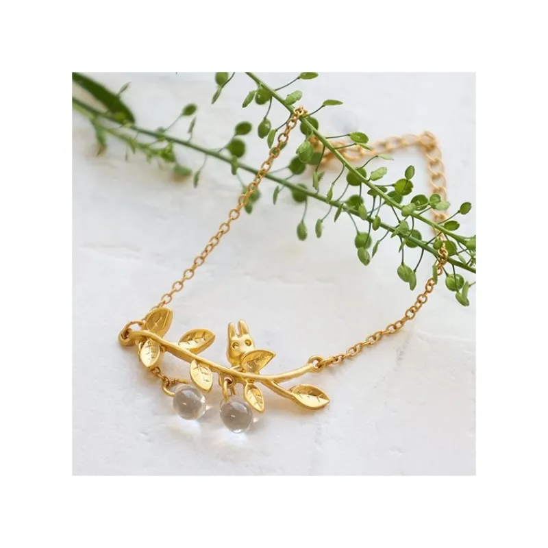 Maison Ghibli Bracelet Small Totoro Hiding In Leaf - My Neighbor Totoro | Jewellery