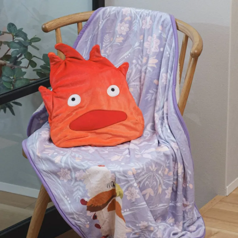 Maison Ghibli Calcifer Rolled blanket - Howl’s Moving Castle | Household Linen