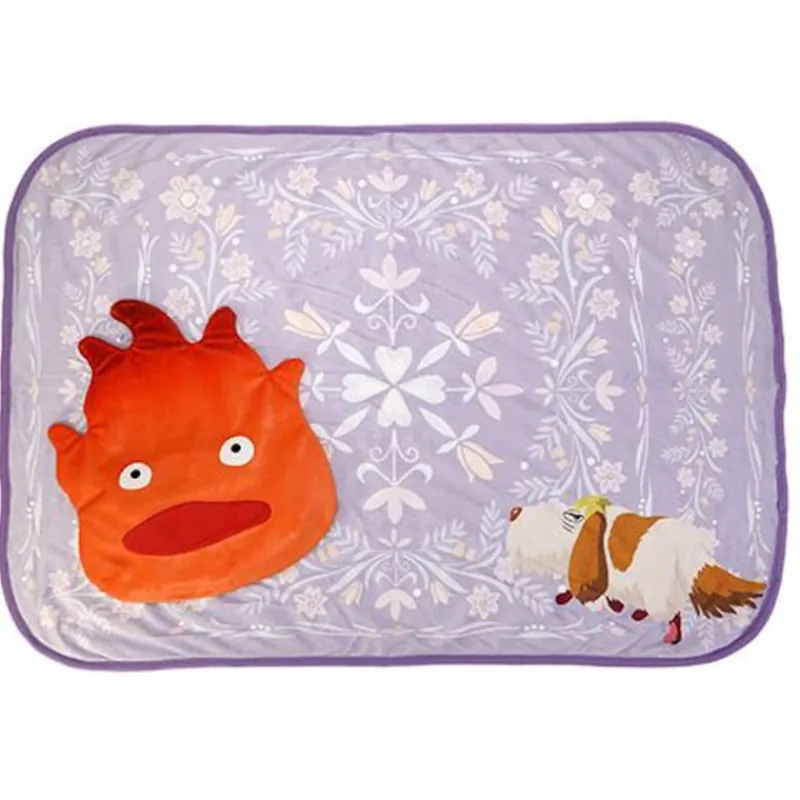 Maison Ghibli Calcifer Rolled blanket - Howl’s Moving Castle | Household Linen