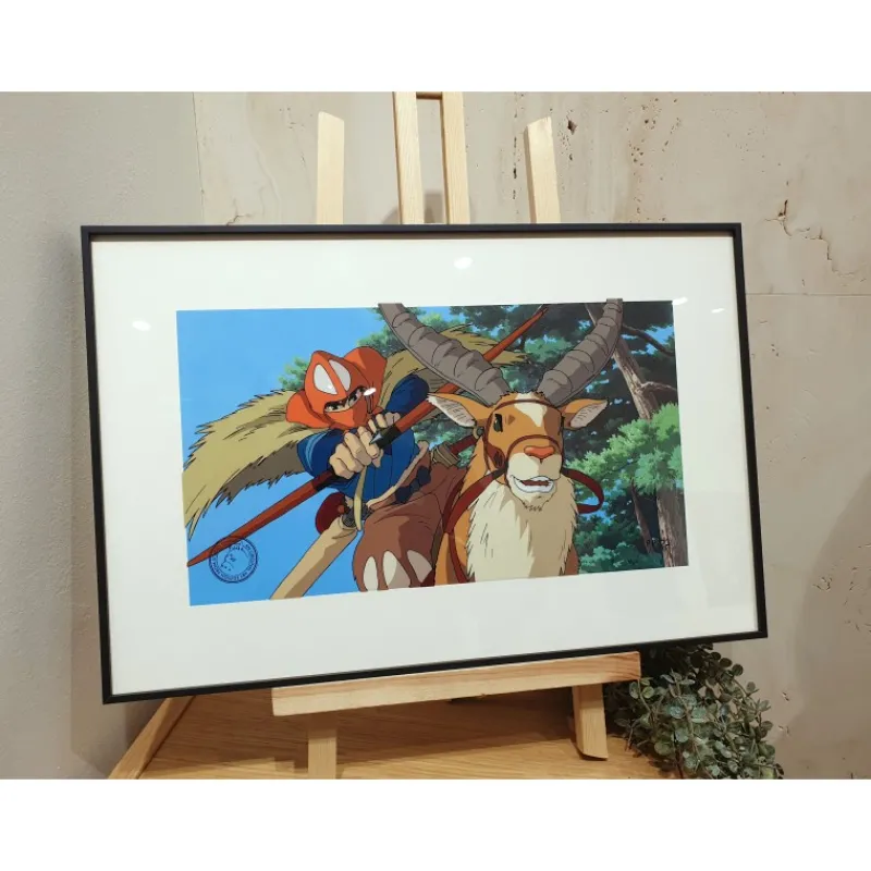 Maison Ghibli CEL ART ASHITAKA GOES TO BATTLE - STUDIO GHIBLI | Cel Art - Studio Ghibli