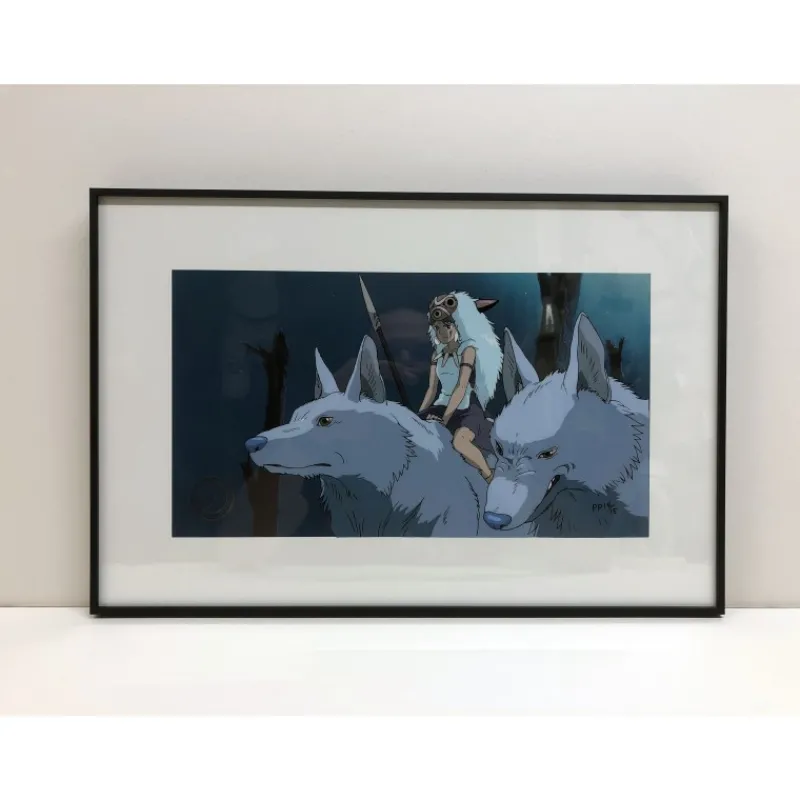 Maison Ghibli CEL ART SAN AND HIS WOLF BROTHERS - STUDIO GHIBLI | Cel Art - Studio Ghibli