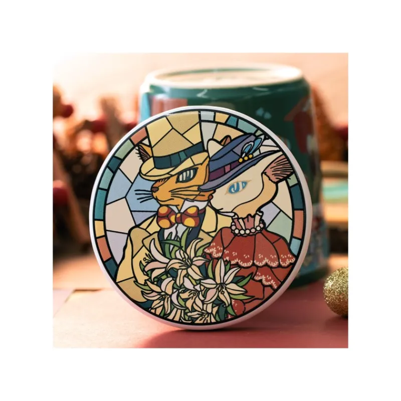 Maison Ghibli Ceramic coaster Baron & Louise - Whisper of the Heart | Kitchenware