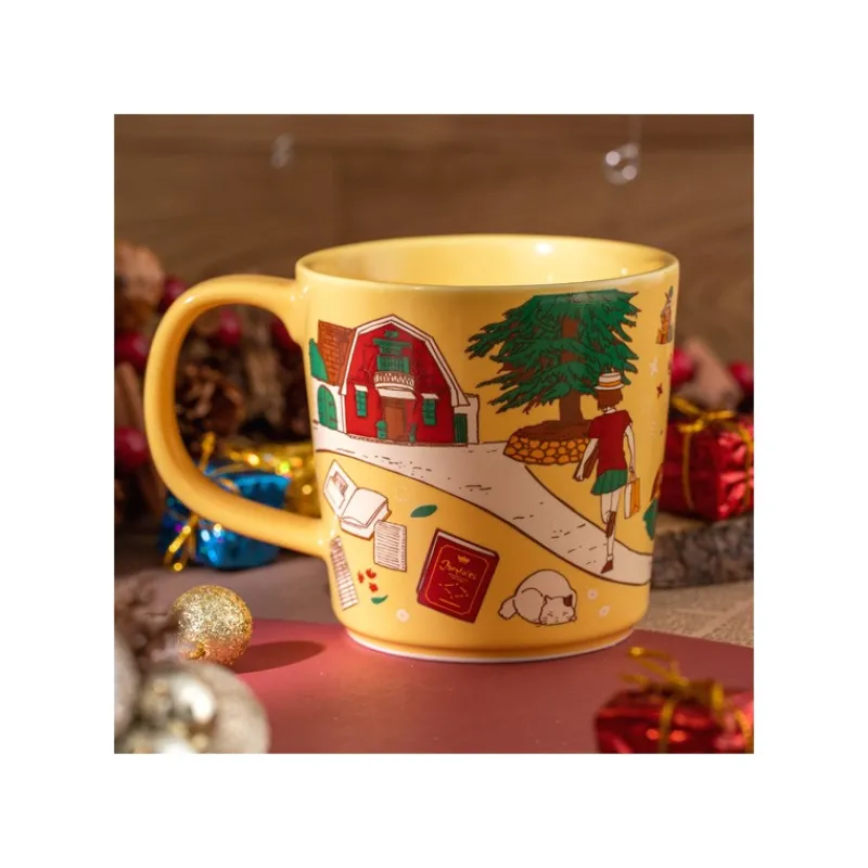 Maison Ghibli Ceramic Cup Chasing the cat - Whisper of the Heart | Kitchenware