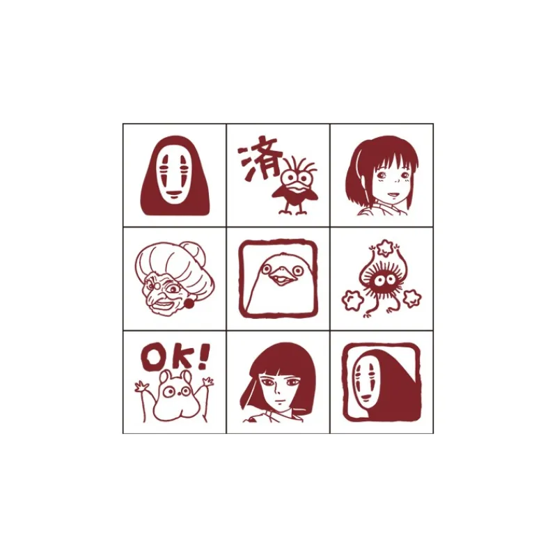 Maison Ghibli Character stamp set - Sprited Away | Small Equipment