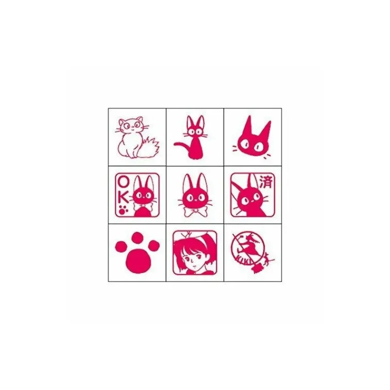 Maison Ghibli Check Stamp Jiji and Company - Kiki'S Delivery Service | Small Equipment