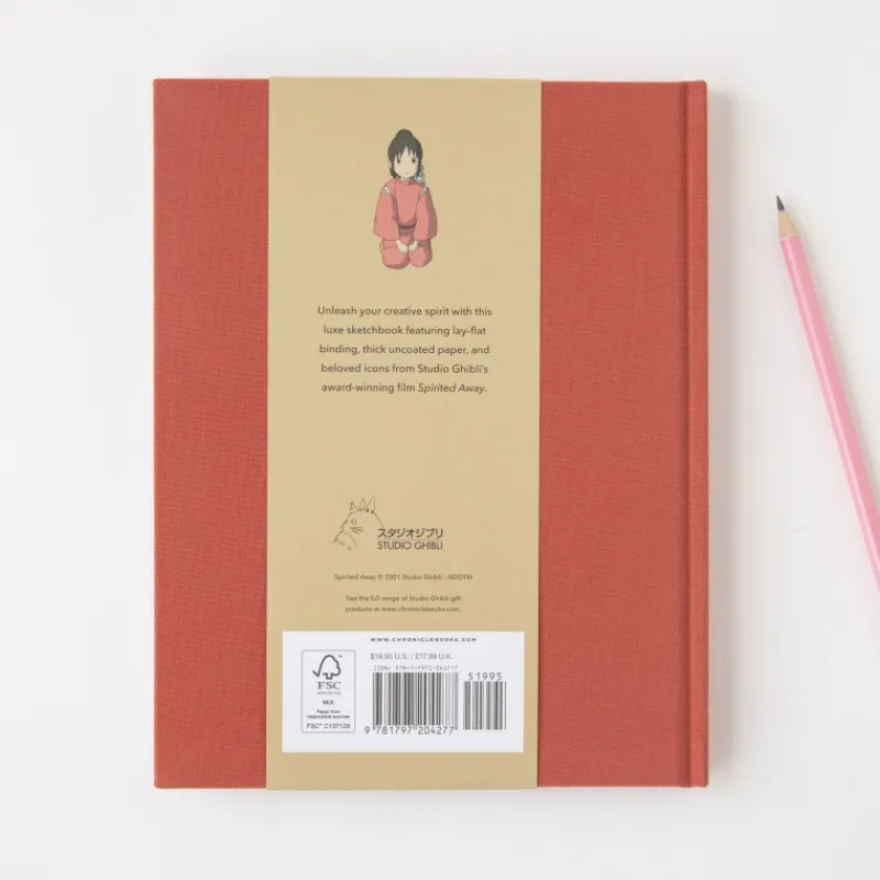 Maison Ghibli Chihiro & No Face Cloth Sketchbook - Spirited Away | Notebooks And Notepads