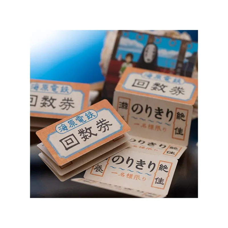 Maison Ghibli Chihiro Mini Notepad Block Train Ticket - Spirited Away | Small Equipment