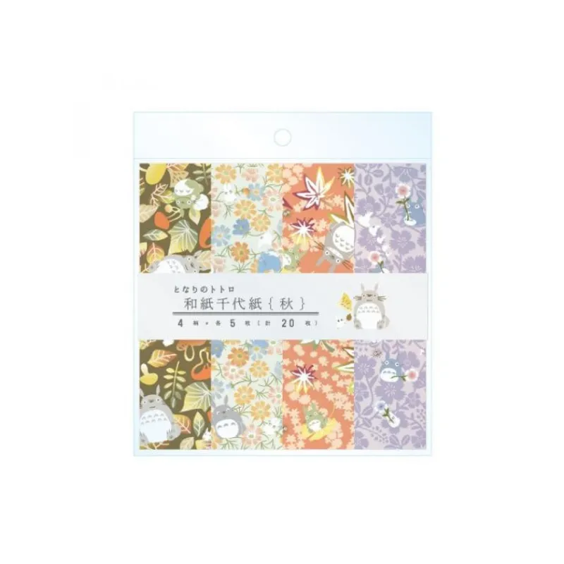 Maison Ghibli 2024 Chiyogami Paper Autumn - My Neighbor Totoro | Postcards And Letter Papers