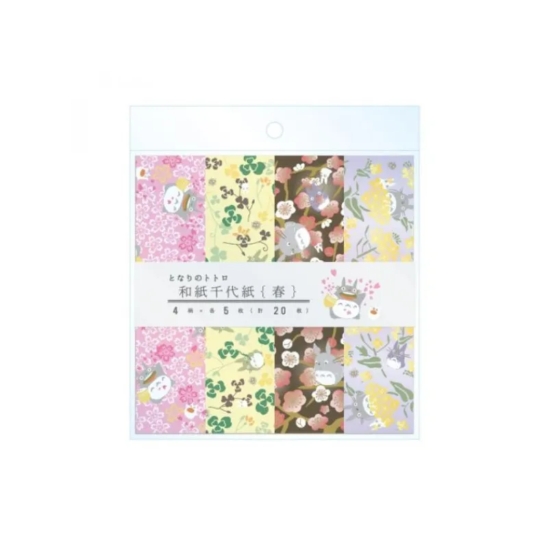 Maison Ghibli 2024 Chiyogami Paper Spring - My Neighbor Totoro | Postcards And Letter Papers