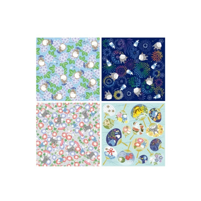 Maison Ghibli Chiyogami Paper Summer  - My Neighbor Totoro | Postcards And Letter Papers