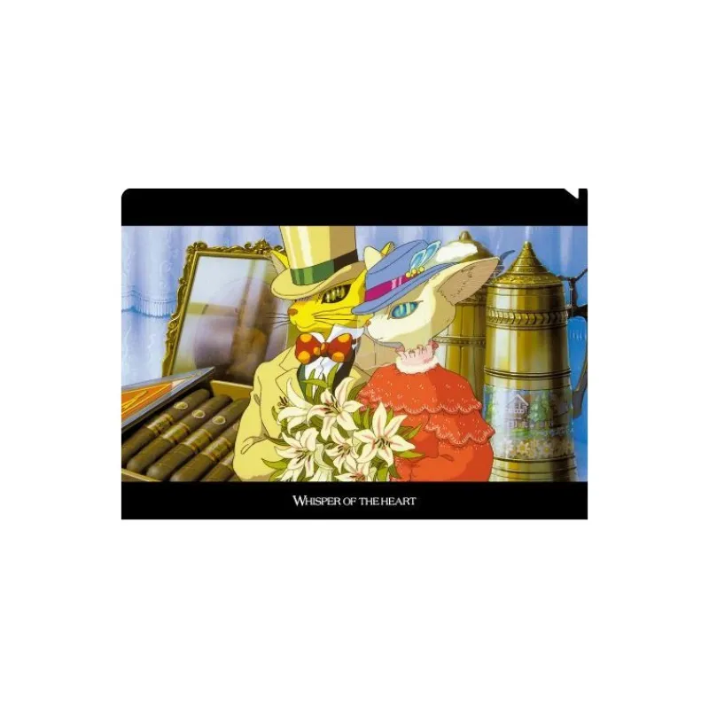 Maison Ghibli Clear File A4 Baron & Louise - Whisper of the Heart | Storage