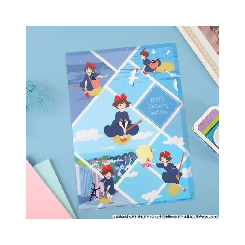 Maison Ghibli Clear File A4 Flying Kiki - Kiki's Delivery Service | Storage