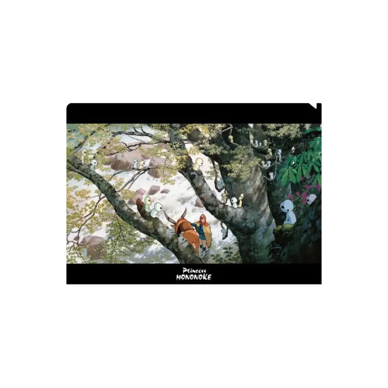 Maison Ghibli Clear File A4 Kodama's forest - Princess Mononoke | Storage