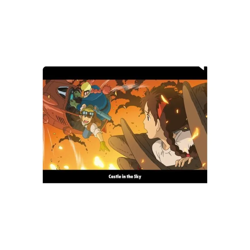 Maison Ghibli Clear File A4 Rescue - Castle in the Sky | Storage