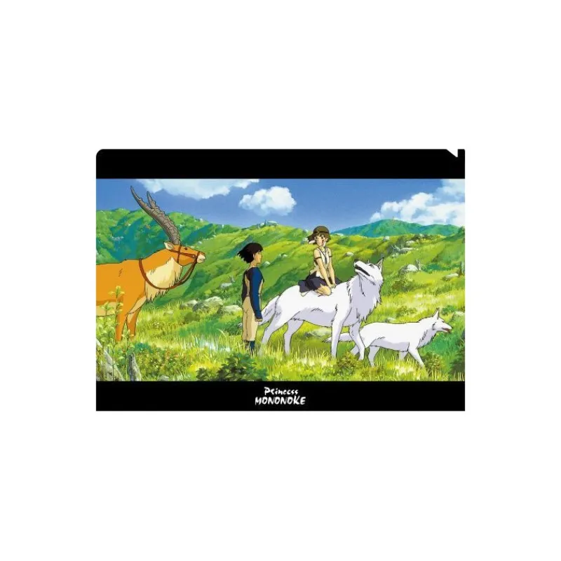 Maison Ghibli Clear File A4 San & Ashitaka - Princess Mononoke | Storage