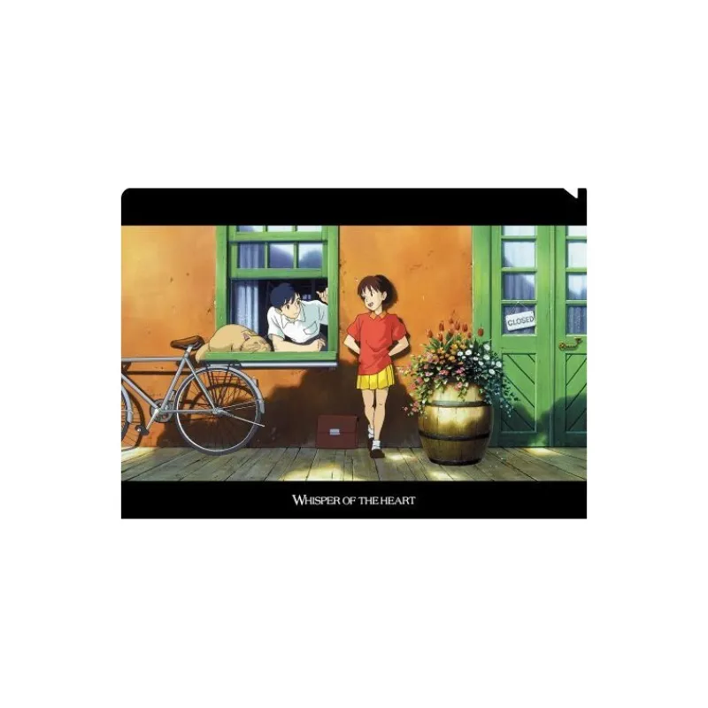 Maison Ghibli Clear File A4 Shizuku & Seiji - Whisper of the Heart | Storage