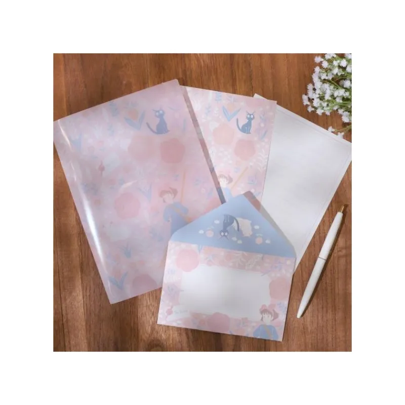 Maison Ghibli Clear Folder & Letter Set Kiki’s garden - Kiki's Delivery Service | Postcards And Letter Papers