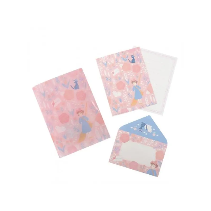 Maison Ghibli Clear Folder & Letter Set Kiki’s garden - Kiki's Delivery Service | Postcards And Letter Papers