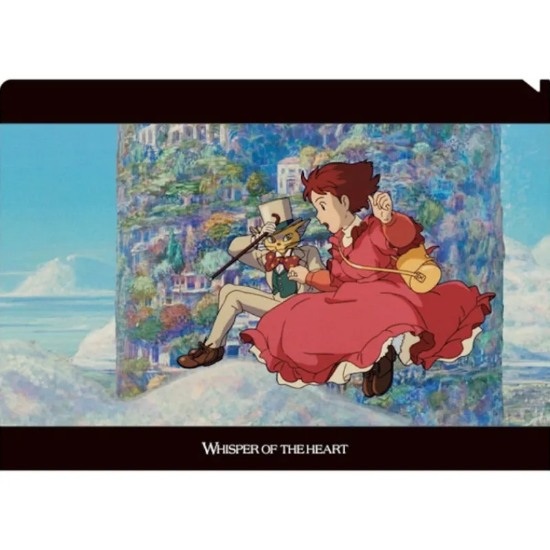 Maison Ghibli Clear Folder A4 Shizuku & Baron - Whisper of the Heart | Storage