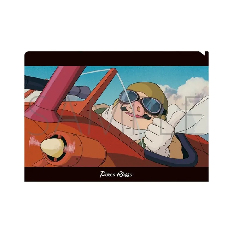 Maison Ghibli Clear Folder A4 Size Marco & Savoia - Porco Rosso | Storage