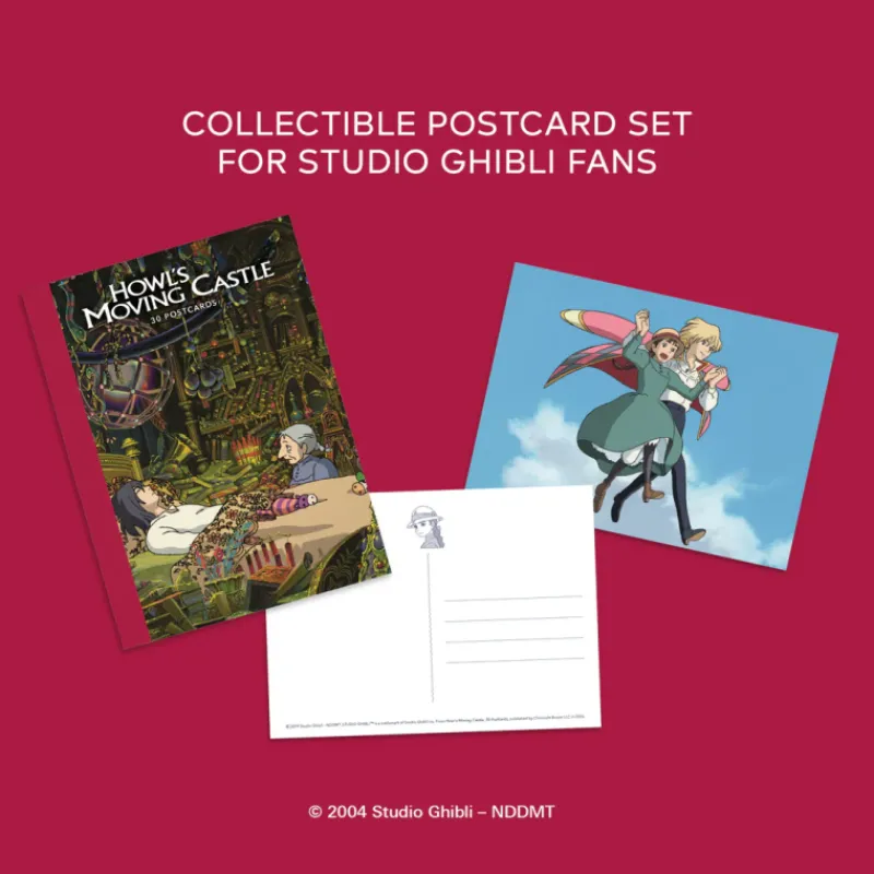 Maison Ghibli Collection of 30 Postcards - Howl’s Moving Castle | Postcards And Letter Papers