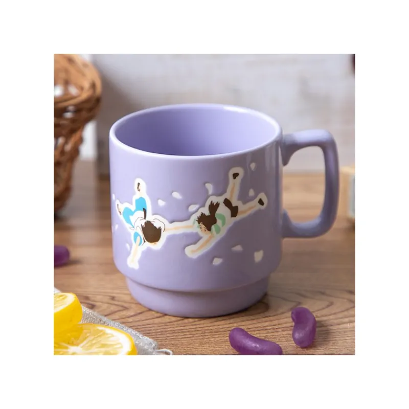 Maison Ghibli Coloful embossed mug Kiki Chihiro & Haku - Spirited Away | Kitchenware