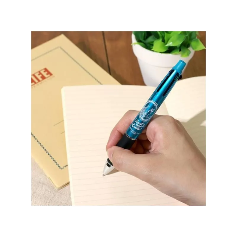 Maison Ghibli 4 colours Ballpointpen Blue - Howl's Moving Ca | Writing
