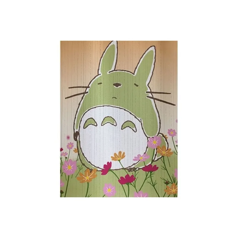 Maison Ghibli Curtains Flowers Totoro - My Neighbor Totoro | Wall Decoration