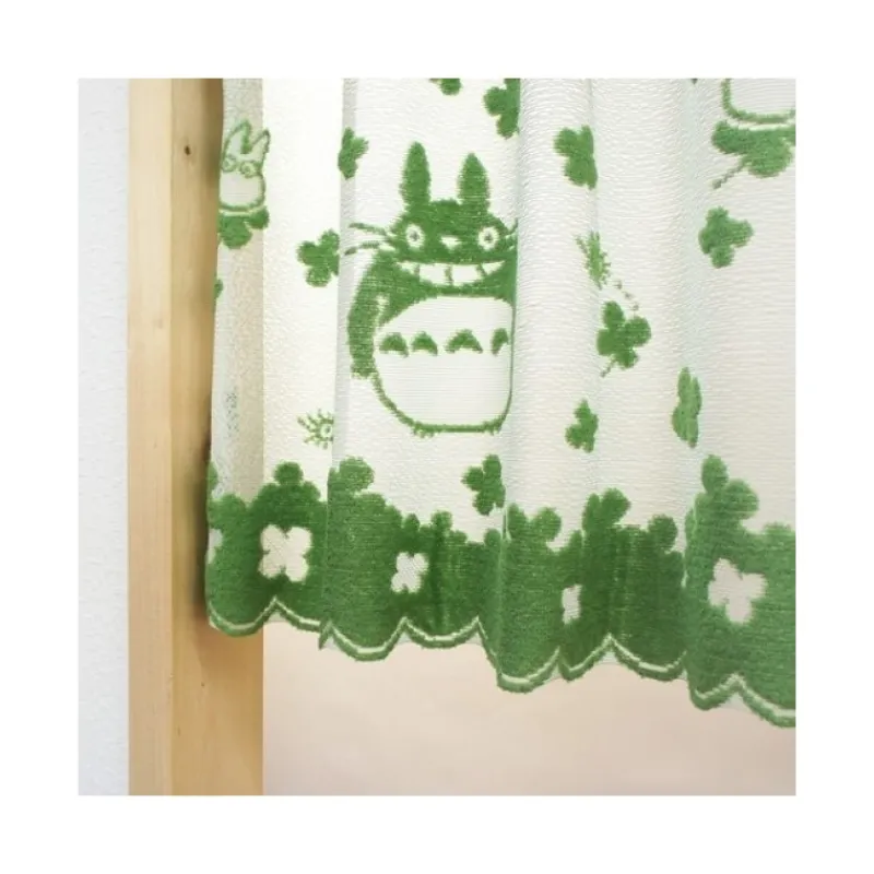 Maison Ghibli Curtains Totoro Clovers - My Neighbor Totoro | Wall Decoration