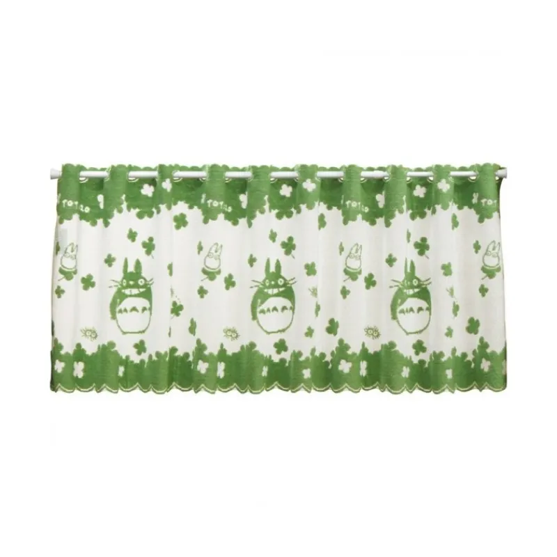 Maison Ghibli Curtains Totoro Clovers - My Neighbor Totoro | Wall Decoration