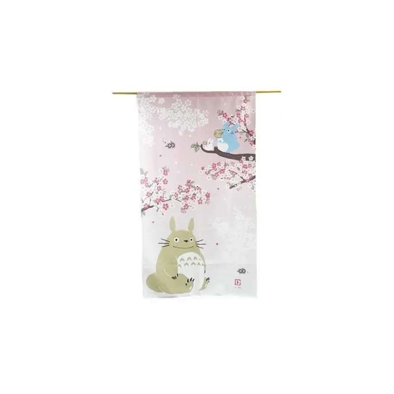 Maison Ghibli Curtains Totoro Sakura - My Neighbor Totoro | Wall Decoration
