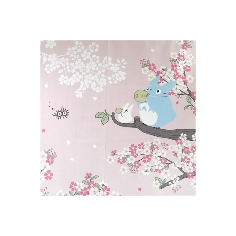 Maison Ghibli Curtains Totoro Sakura - My Neighbor Totoro | Wall Decoration