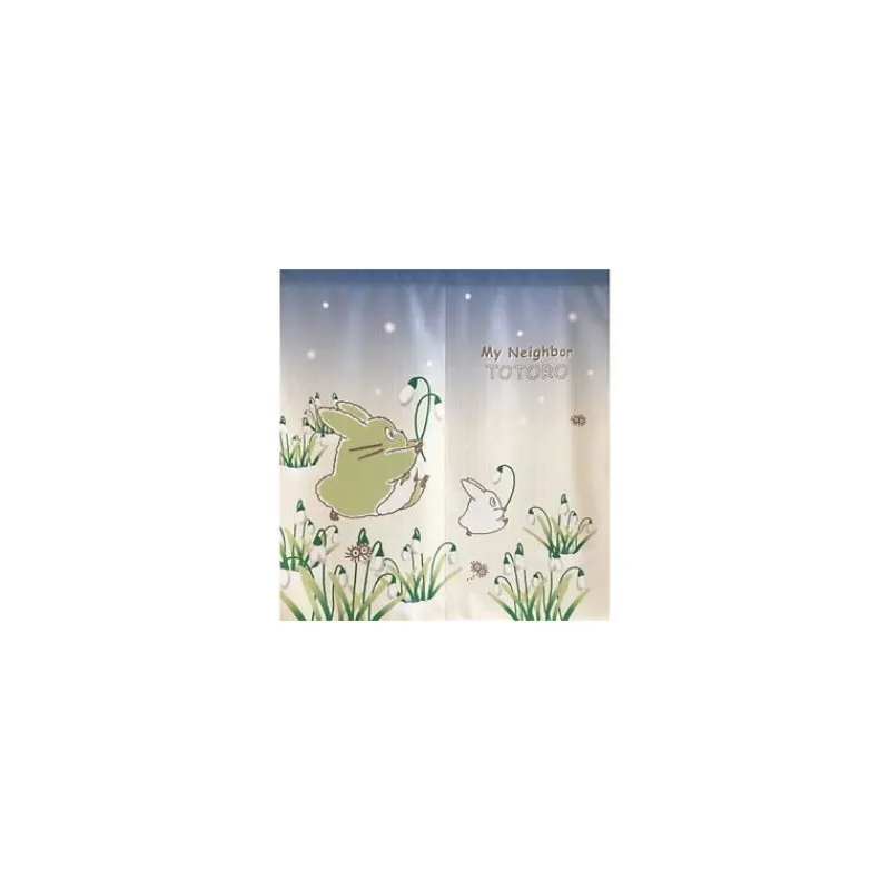 Maison Ghibli Curtains Totoro Snowflake - My Neighbor Totoro | Wall Decoration