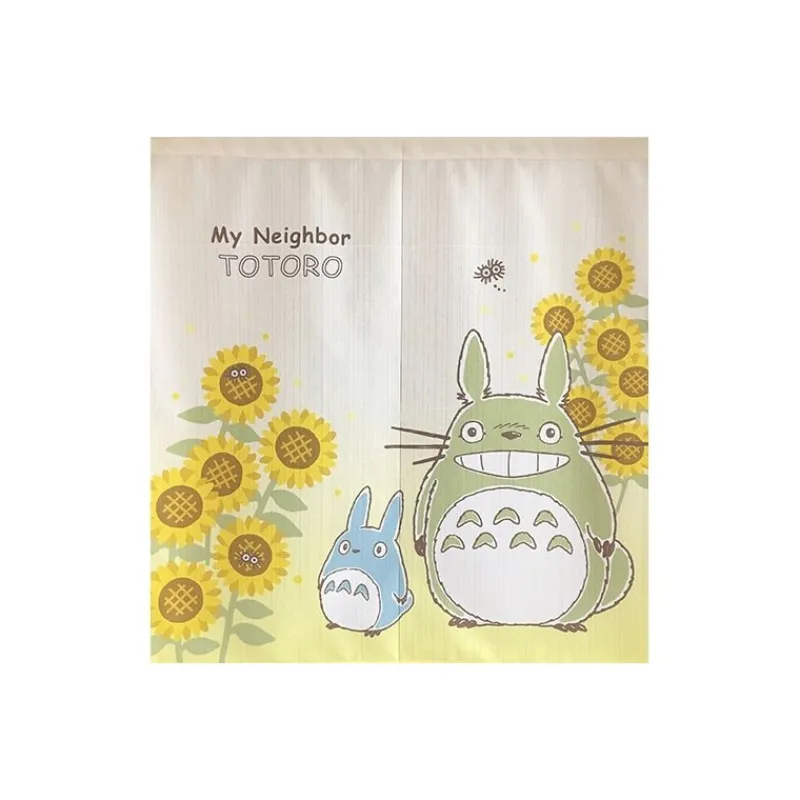 Maison Ghibli Curtains Totoro Sunflower - My Neighbor Totoro | Wall Decoration